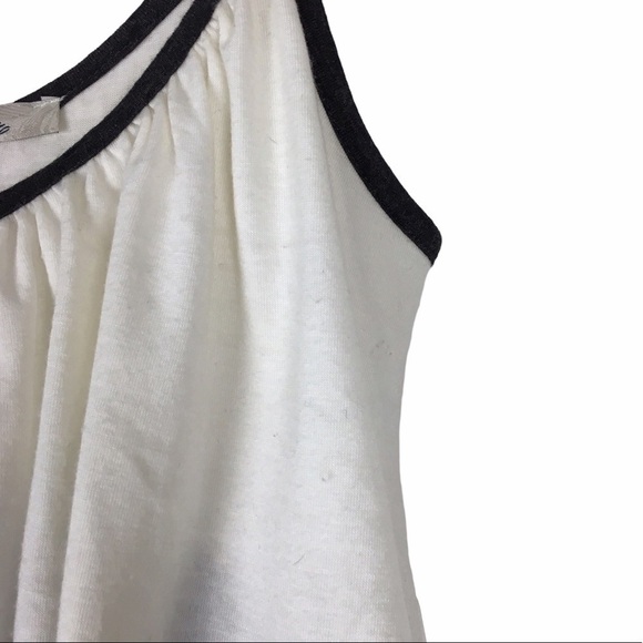 AMERICAN RAG Cami Tank Top Tiered Colorblock Stripe Minimalist Linen Size Small - Picture 7 of 8